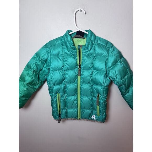 Eddie Bauer First Ascent Puffer Down Jacket 650 Fill Green Sz 3T Unisex - Picture 1 of 16